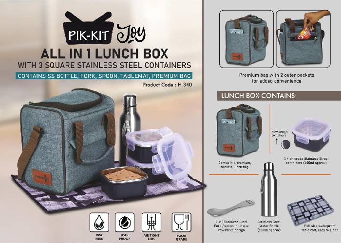 H340 – PIK-KIT Joy: All in 1 Lunch box