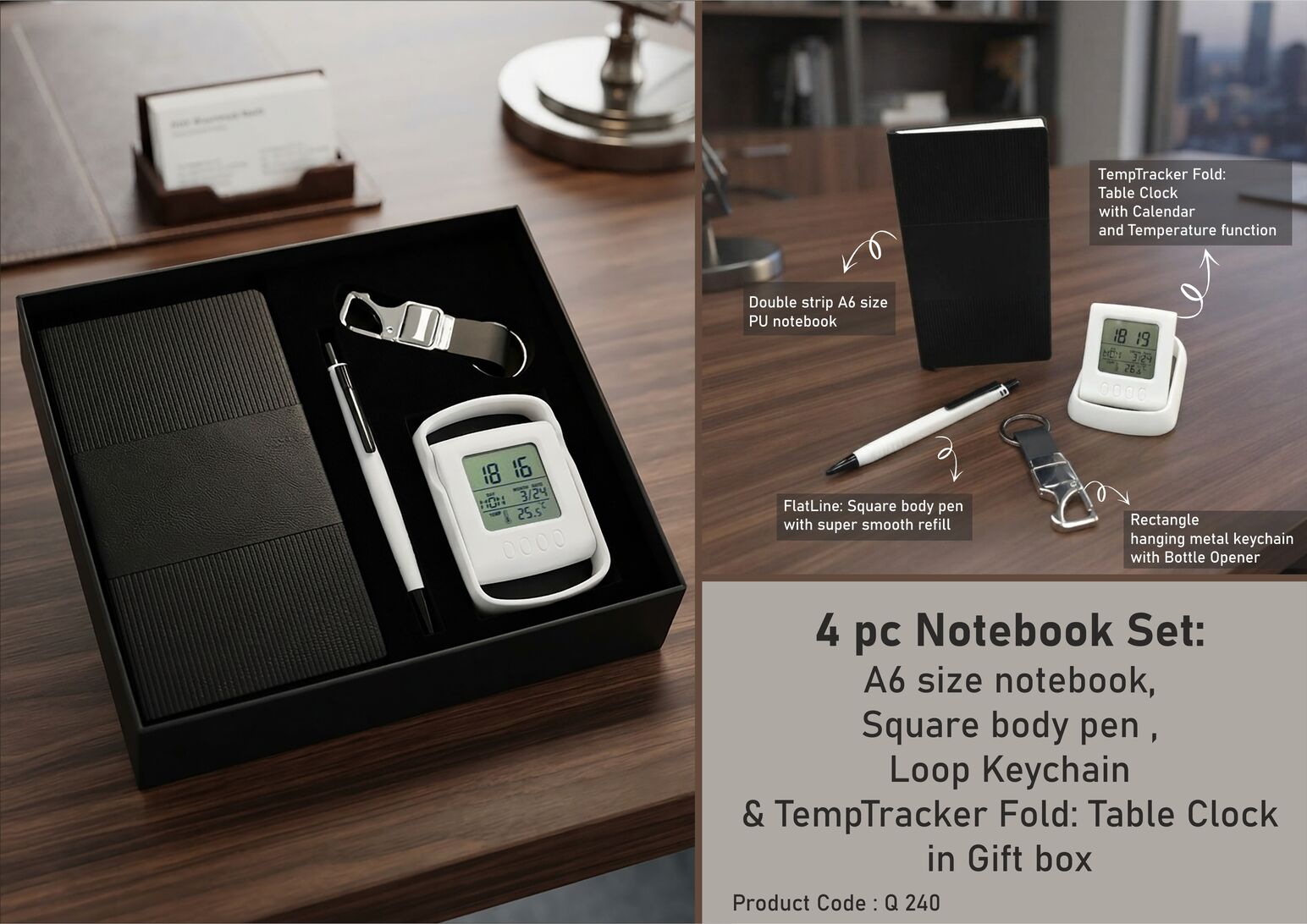 Q240 – Double Strip A6 size Notebook