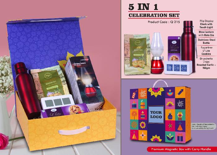 Q215 – Celebration Set of 5: Bolt SS Bottle 750Ml