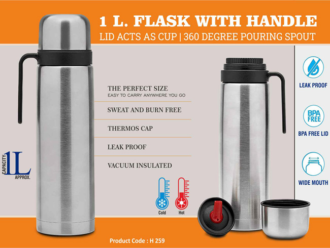 400ml/550ml Coffee Mug Double Layer Leak Proof Flask Thermos Hot