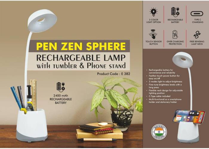 E382 – PenZen Sphere: Rechargeable lamp