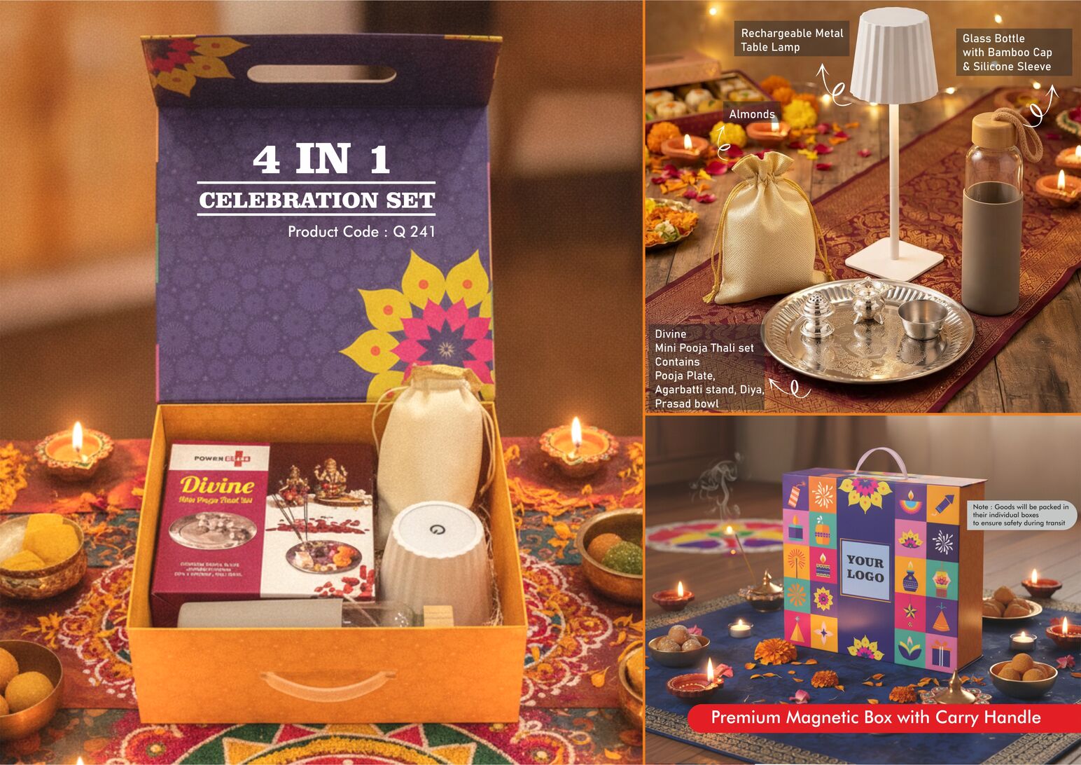 Q241 – Divine Mini Pooja Thali Set